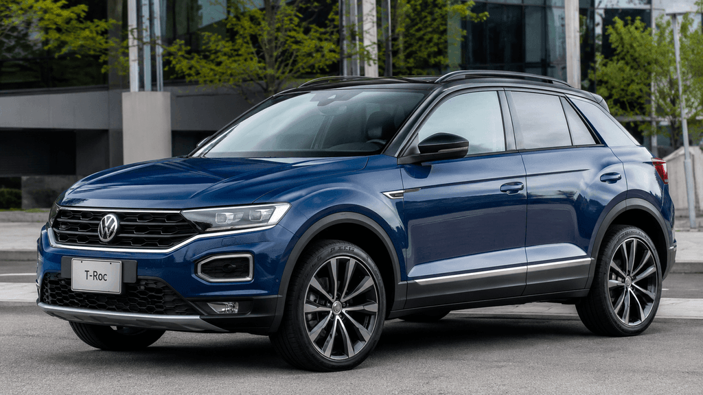 VW T-Rocの美しいスクエアなプレスラインとクーペ風シルエット