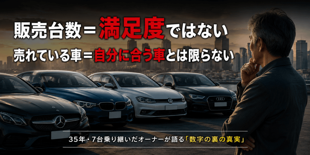 2026年最新の輸入車メーカー別販売台数ランキングの比較グラフデータ(1位メルセデス・ベンツ、2位BMW、3位フォルクスワーゲン、4位アウディ、5位MINI)