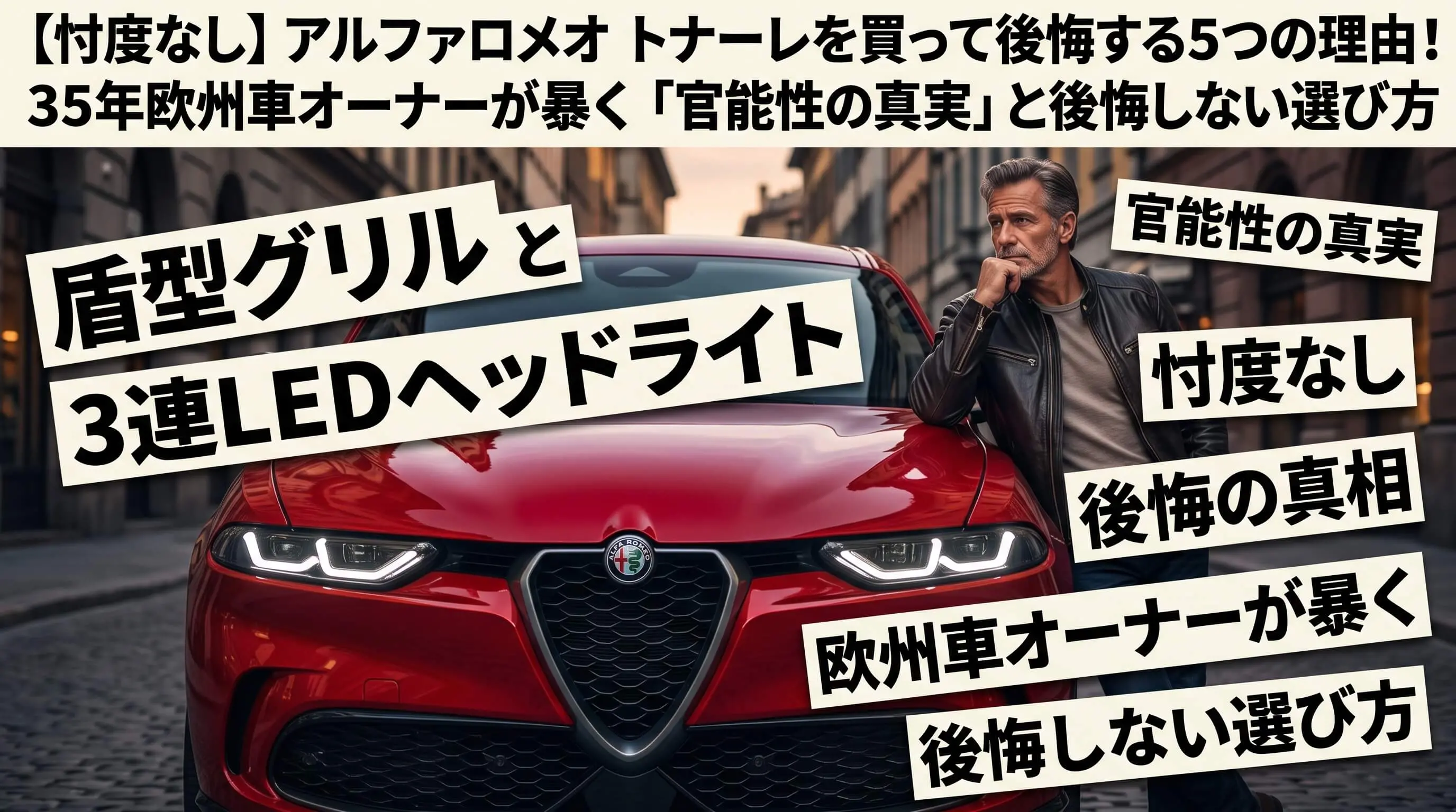 トナーレで後悔？アルファ初のSUVを35年外車乗りが検証 | MOBILITY INSIGHT